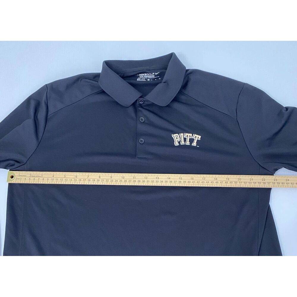 Nike Golf Tour Performance Dri-Fit Pitt Panthers Polo Shirt Men's Size XL - Picture 3 of 10